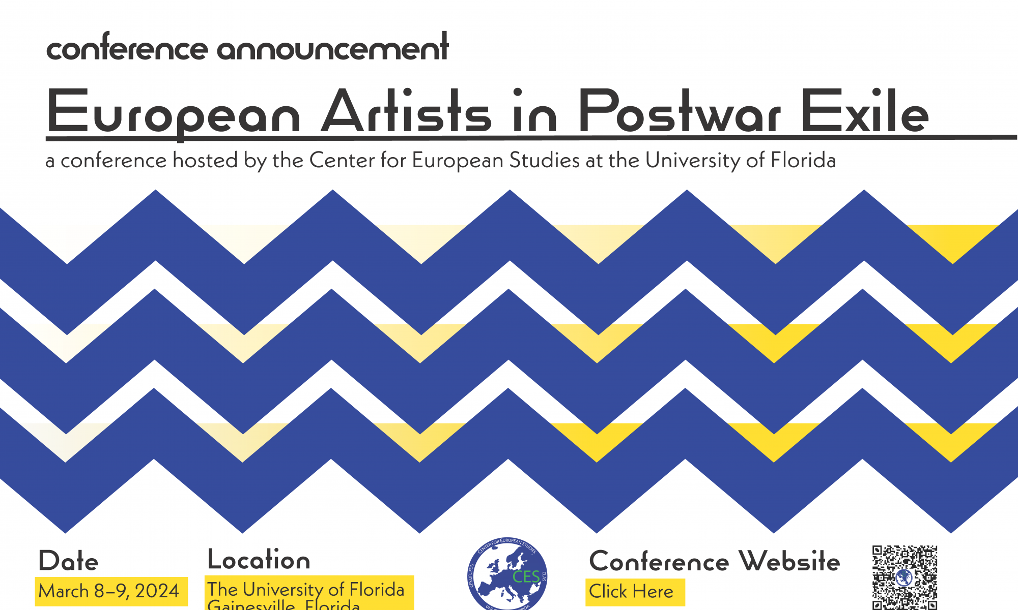 Conference European Artists in Postwar Exile, March 89, 2024 Center for European Studies